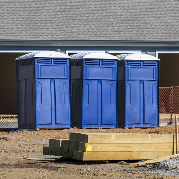 how can i report damages or issues with the portable toilets during my rental period in Cherokee Pass Missouri